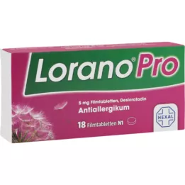 LORANOPRO 5 mg Comprimés pelliculés, 18 pcs