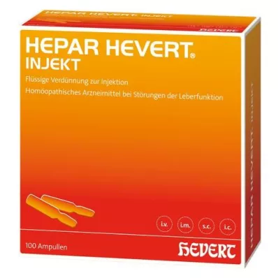 HEPAR HEVERT ampoules injectables, 100X2 ml