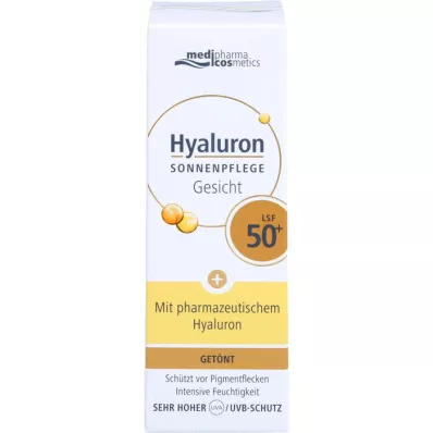 HYALURON SONNENPFLEGE Crème pour le visage LSF 50+ teintée, 50 ml