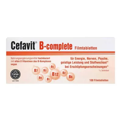 Comprimés pelliculés Cefavit B-complet, 100 pc