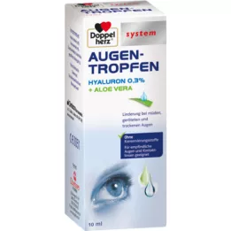 DOPPELHERZ Gouttes oculaires Hyaluron 0,3% system, 10 ml