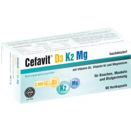 CEFAVIT D3 K2 Mg 2.000 U.I. gélules, 60 gélules