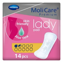MOLICARE Premium lady pad 1,5 gouttes, 14 pces