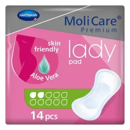 MOLICARE Premium lady pad 2 gouttes, 14 pces