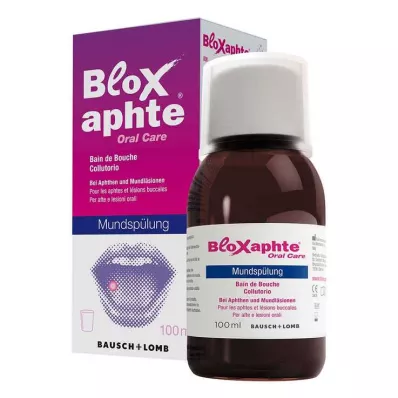 BloXaphte® Oral Care rince-bouche pour les aphtes et les blessures de la bouche, 100 ml BloXaphte® Oral Care rince-bouche pour les aphtes et les blessures de la bouche, 100 ml