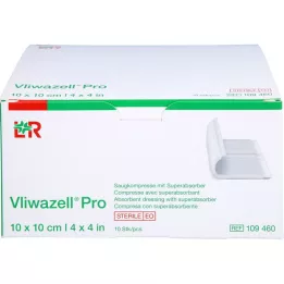 VLIWAZELL Compresse Pro superabsorbante stérile 10x10 cm, 10 pces