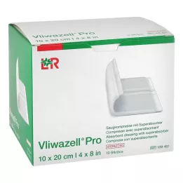 VLIWAZELL Compresse Pro superabsorbante stérile 10x20 cm, 10 pces