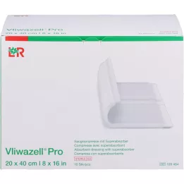 VLIWAZELL Compresse Pro superabsorbante stérile 20x40 cm, 10 pces