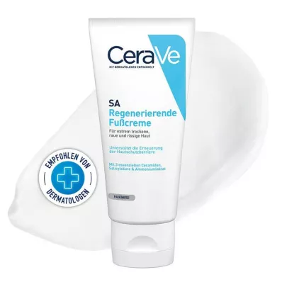 CeraVe SA crème régénérante pour les pieds, 88 ml