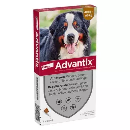 ADVANTIX Lait spot-on pour chien 40-60 kg, 4X6.0 ml