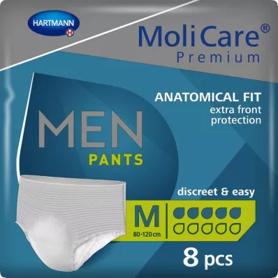 MOLICARE Premium MEN Pants 5 gouttes M, 8 pces