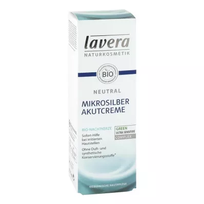 LAVERA Crème neutre pour les peaux sensibles avec micro-silver, 75 ml