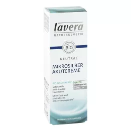 LAVERA Crème neutre pour les peaux sensibles avec micro-silver, 75 ml