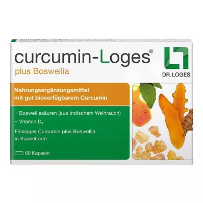 Curcumine-Loges plus capsules Boswellia, 60 pièces