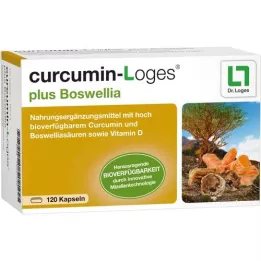 CURCUMIN-LOGES plus gélules de Boswellia, 120 gélules