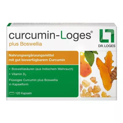Curcumine-Loges plus capsules Boswellia, 120 pièces