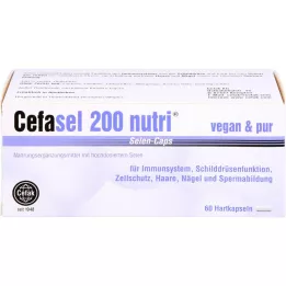 CEFASEL 200 gélules de sélénium nutri, 60 gélules
