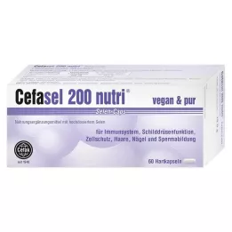 CEFASEL 200 gélules de sélénium nutri, 60 gélules
