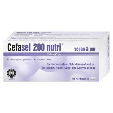 Cefasel 200 bouchons de sélénium nutri, 60 pc Cefasel 200 bouchons de sélénium nutri, 60 pc