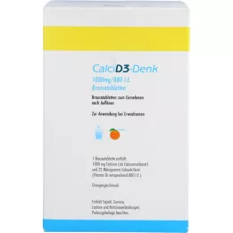 CALCI D3-Denk 1.000 mg/880 I.U. comprimés effervescents, 120 comprimés