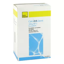 CALCI D3-Denk 1.000 mg/880 I.U. comprimés effervescents, 120 comprimés