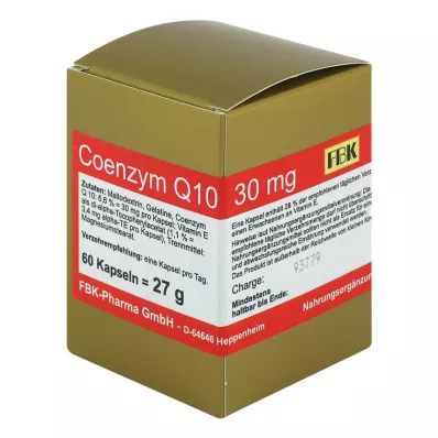 COENZYM Gélules de Q10 30 mg, 60 gélules