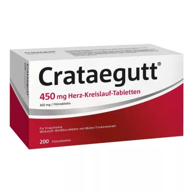 Comprimés cardiovasculaires Crataegutt 450 mg, 200 comprimés Comprimés cardiovasculaires Crataegutt 450 mg, 200 comprimés