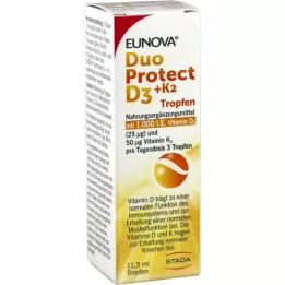 EUNOVA DuoProtect D3+K2 1000 U.I./50 μg gouttes, 11.5 ml