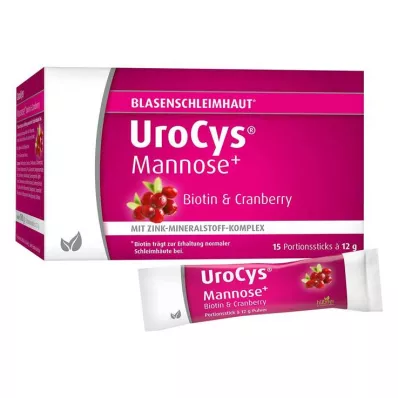 Urocys Mannose + bâtons, 15 pc