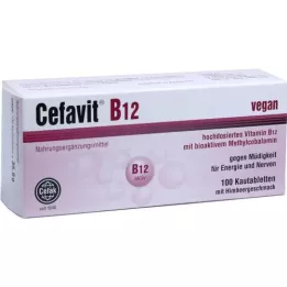 CEFAVIT B12 comprimés à croquer, 100 pcs