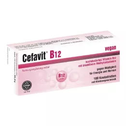 CEFAVIT B12 comprimés à croquer, 100 pcs