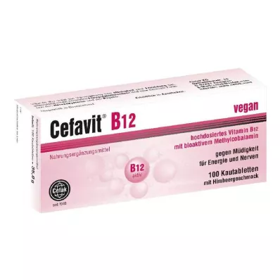 CEFAVIT B12 comprimés à croquer, 100 pcs