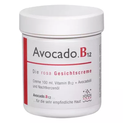 Crème pour le visage avocat B12, 100 ml