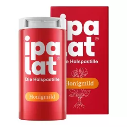 IPALAT Pastilles pour la gorge au miel, sans menthol, fraîches, 40 pces