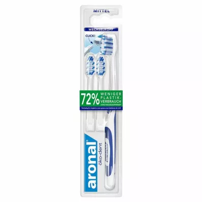 ARONAL Brosse à dents öko dent moyenne, 1 pc