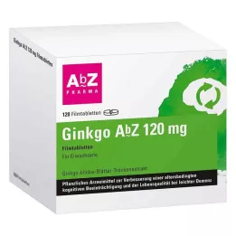 GINKGO AbZ 120 mg comprimés pelliculés, 120 pc