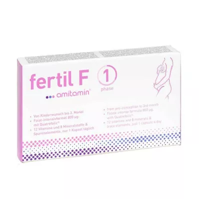 AMITAMIN fertil F phase 1 gélules, 30 pcs