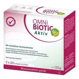 OMNI Poudre BiOTiC active, 2X60 g