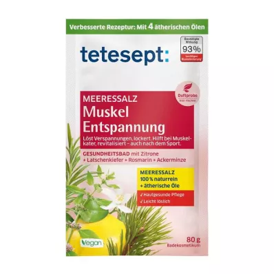 Relaxation musculaire au sel marin Tetesept, 80 g