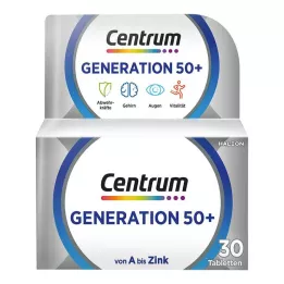 CENTRUM Comprimés Génération 50+, 30 comprimés