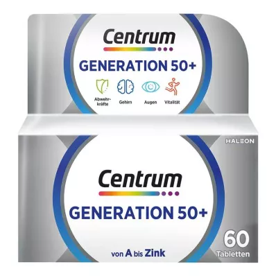 Centrum Generation 50 + comprimés, 60 pc