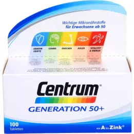 CENTRUM Comprimés Génération 50+, 100 comprimés