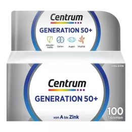 CENTRUM Comprimés Génération 50+, 100 comprimés