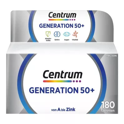 Centrum Generation 50 + comprimés, 180 pc