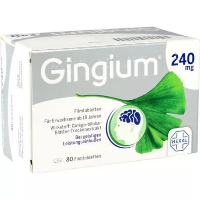 GINGIUM 240 mg Comprimés pelliculés, 80 pc