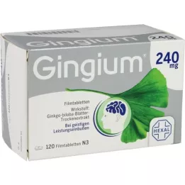GINGIUM 240 mg Comprimés pelliculés, 120 pc