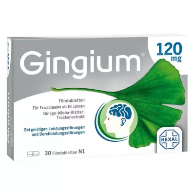 Gingium 120 mg comprimés pelliculés, 30 pc