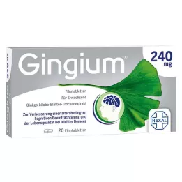 GINGIUM 240 mg Comprimés pelliculés, 20 pcs