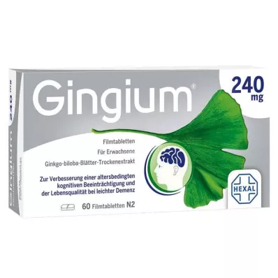 Gingium 240 mg comprimés pelliculés, 60 pc