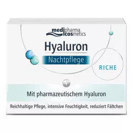 HYALURON NACHTPFLEGE Crème riche en pot, 50 ml
